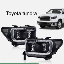 Headlights LED With Drl Lights For Toyota Tundra Or Sequoia 