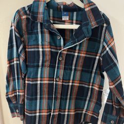 Old Navy Toddler Boy Button Up Shirt New