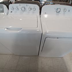 Ge Top Load Washer And Electric Dryer Set Used 90day's Warranty T