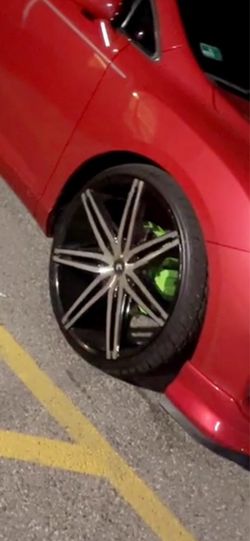24 inch custom rims good  condition