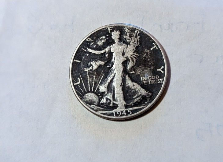 1945 Franklin Half Dollar 