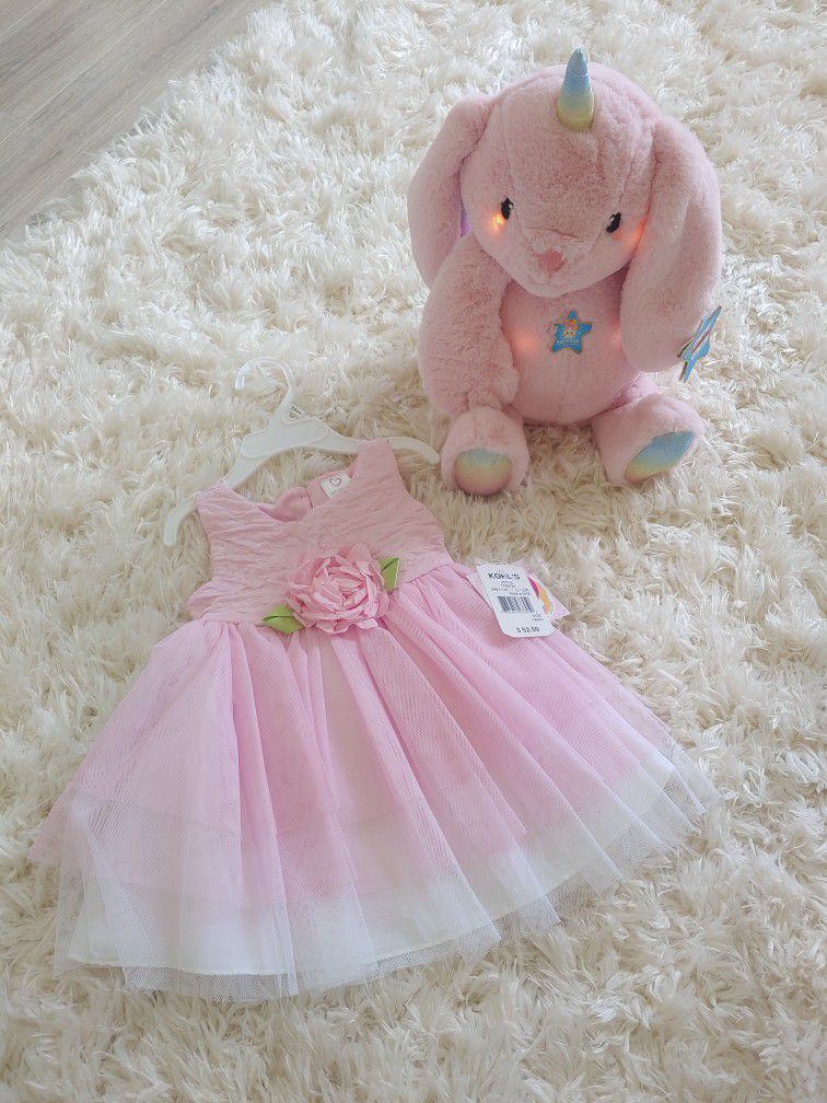 Easter Dress And Bunny