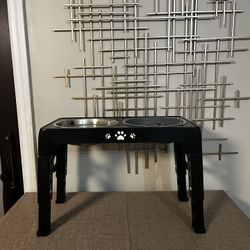 Brand New Elevated Dog Food Bowls Stand Whit Adjustable Height And Slow Feeder Bowl 