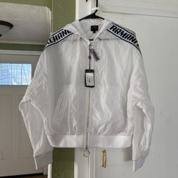 Armani Exchange Men's Full Zip Color-white Blouson Jacket Multi Size M