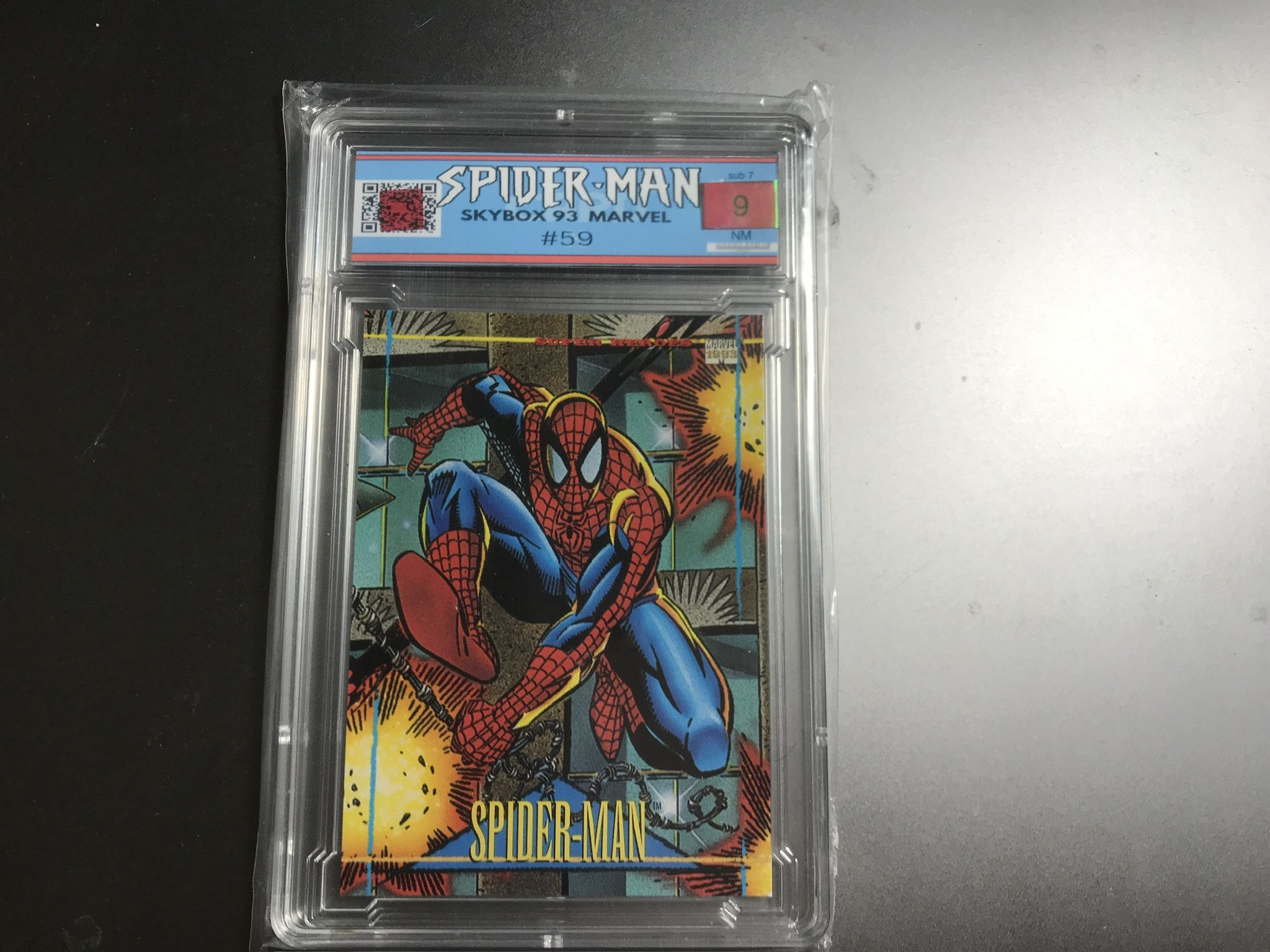 Spider Man 93 Sky Box Graded