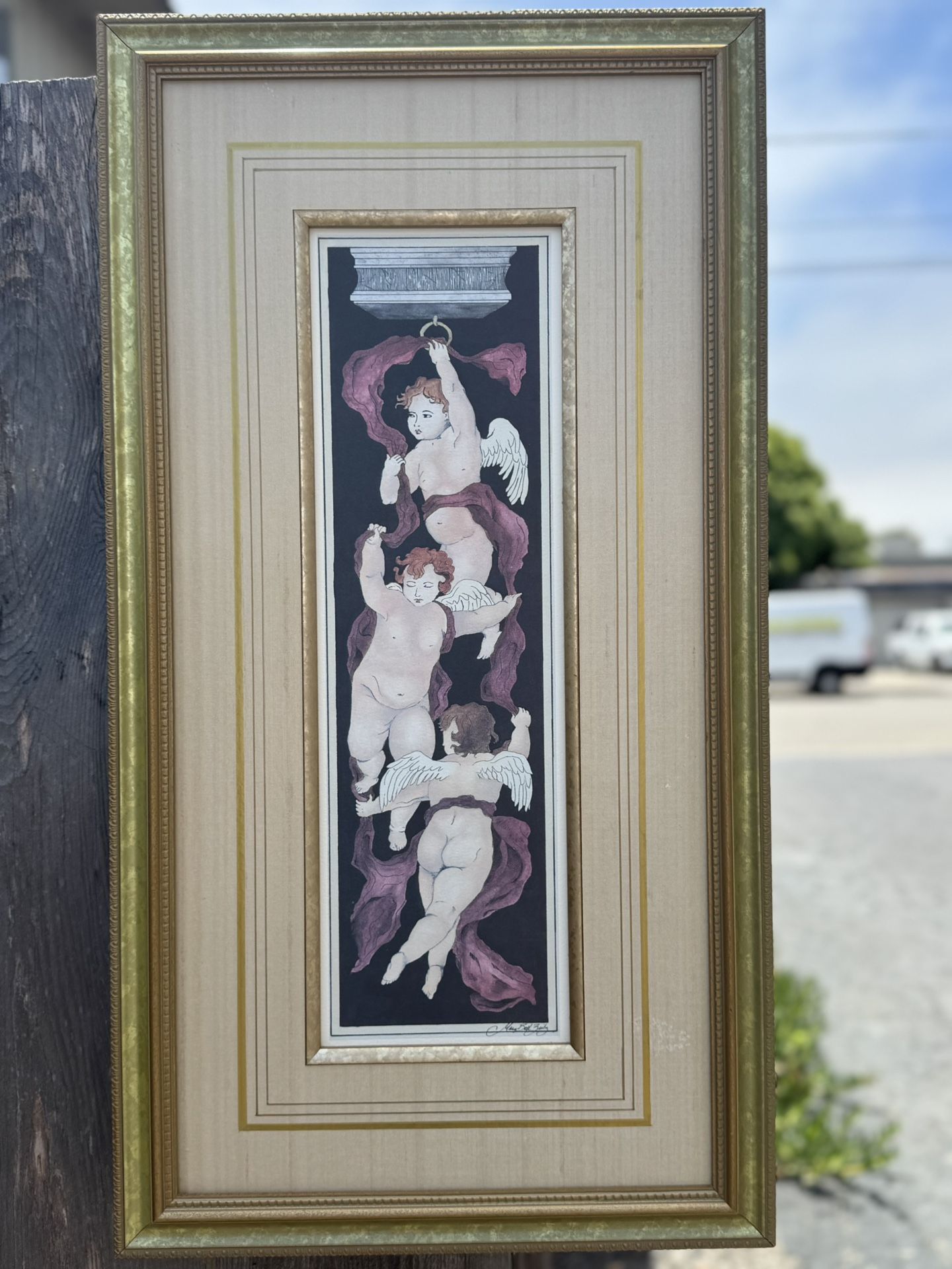 Elegant Vintage Wall Art – Framed Classic Design