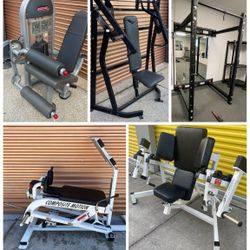 Gym Equipment : Leg Press Smith Machine Olympic Squat Rack Leg Curl Extension Chest Lat