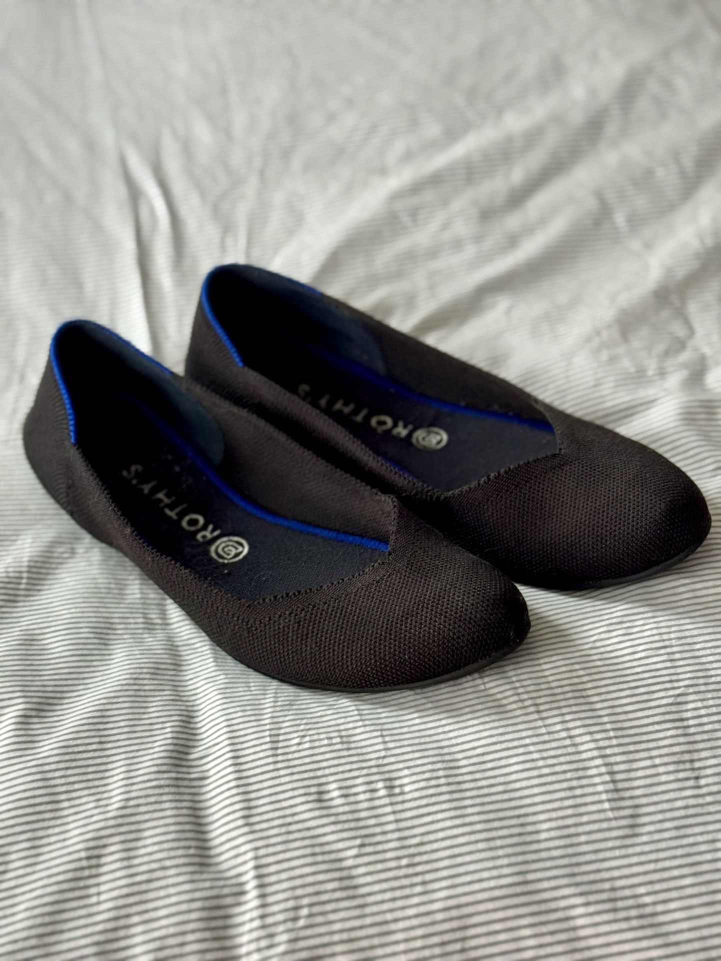 Rothy's Black Ballet Flats 10