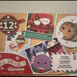 2025 Squishmallows Micromallows Plush 12ct Holiday Advent Calendar