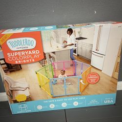 Toddleroo by North States Superyard Colorplay 6 Pane