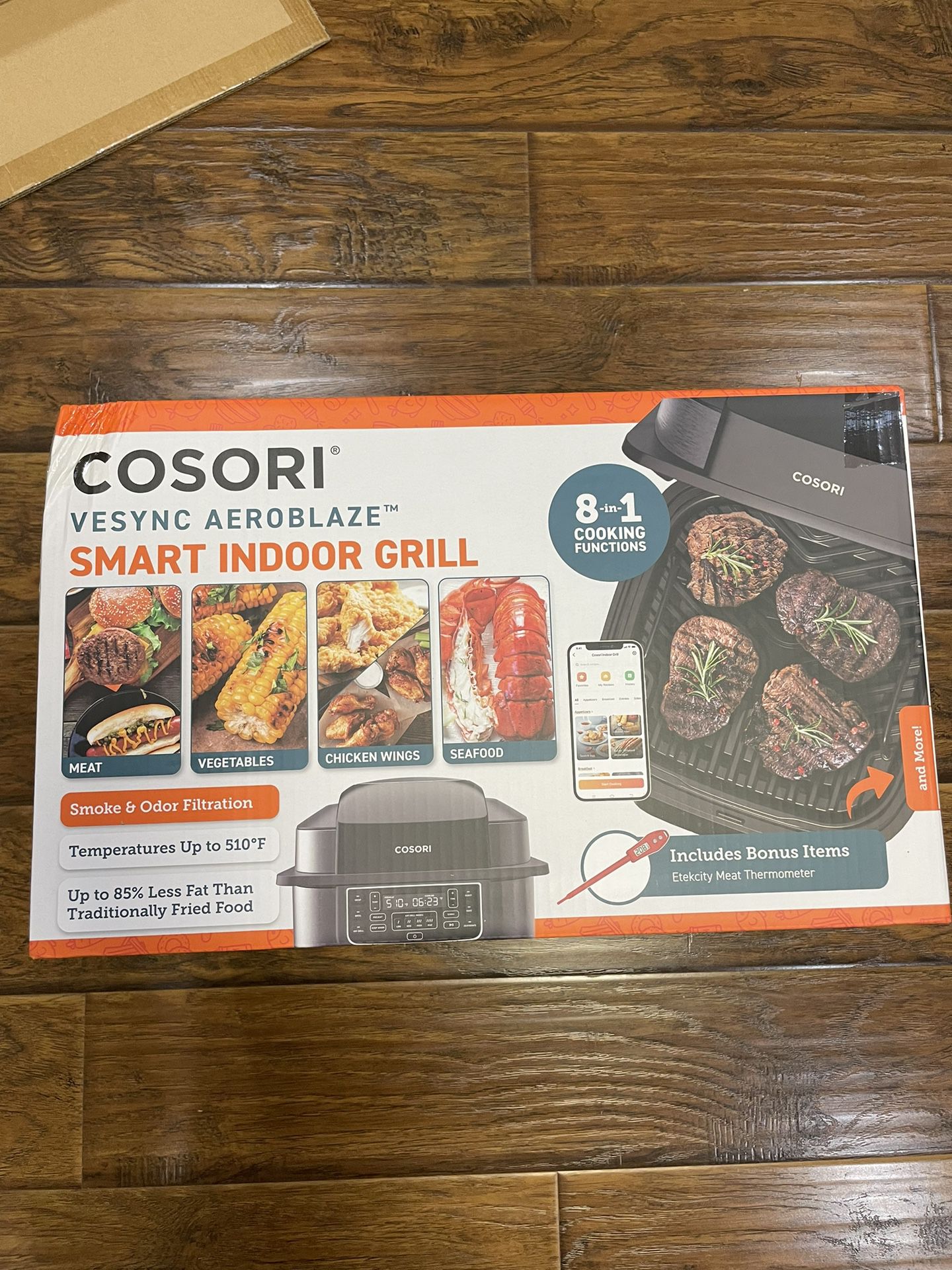 New COSORI Indoor Grill & Smart XL Air Fryer Combo, 8-in-1, 6QT - household  items - by owner - housewares sale 