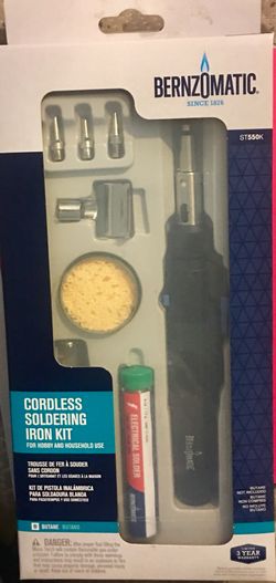 Bernzomatic cordless soldering iron kit st550k sale