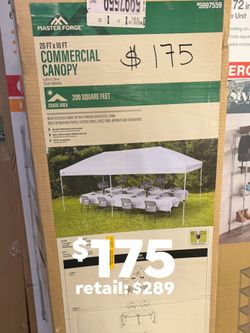 20ft x 10ft Commercial Canopy