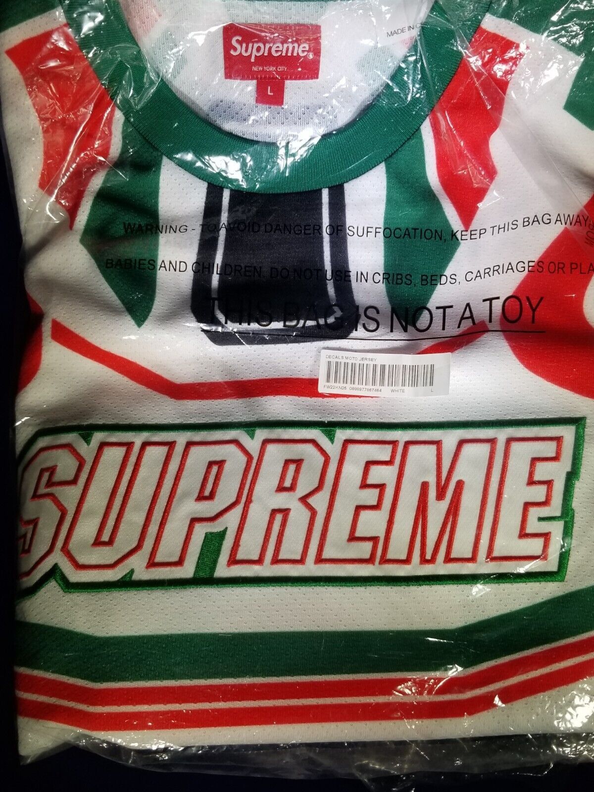 Supreme moto decal Jersey 