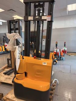 Used Electric Stacker A-3027, Fixed Legs