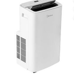 Midea 8,000 DOE, 12, 000 BTU ASHRAE SmartCool Portable Air Conditioner, For spaces up to 350 Sq. Ft, MAP08S1XWT-S