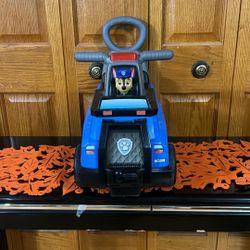 Paw Patrol Chase Cruiser Kids Ride On Push/Pull  Tested Working