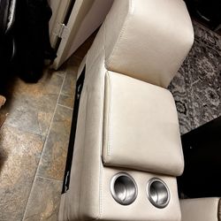 Copenhagen Leather Armrest Cupholder Storage Unit