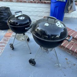 Two weber grills
