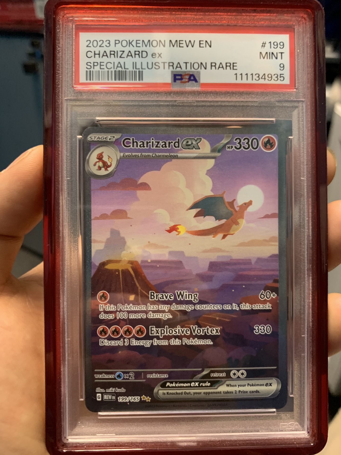 Pokemon Charizard Sir 151 PSA 9