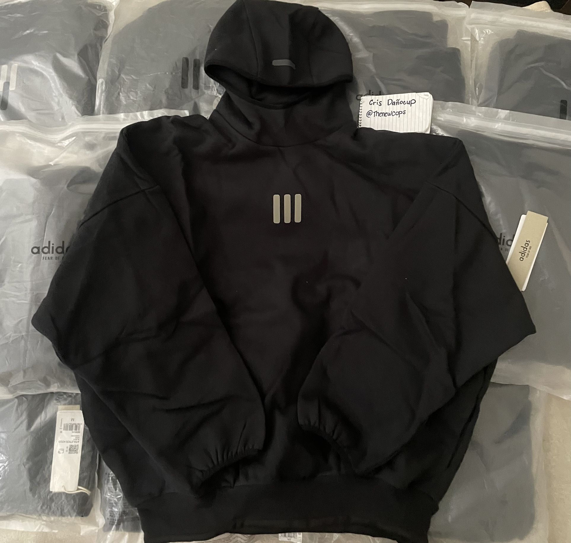 Fear Of God Athletics Heavy Fleece Hoodie Black