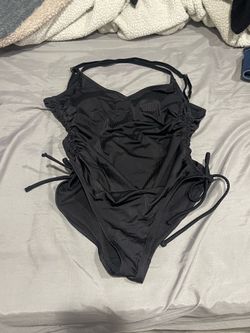 Essentials by Catalina Black One-Piece Swimsuit
