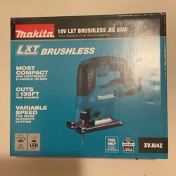 Brand New Makita 18 Volts LXT Brushless Jig Saw ( Tool Only ).     150 Firm on Price.     150 Firme en Precio.