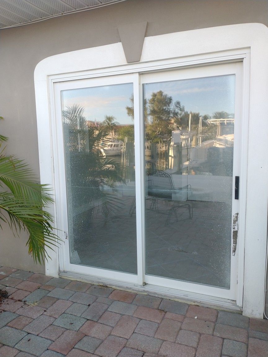 Sliding Tempered Door Porch Patio Florida Room