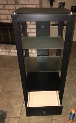 Two side Media shelves.