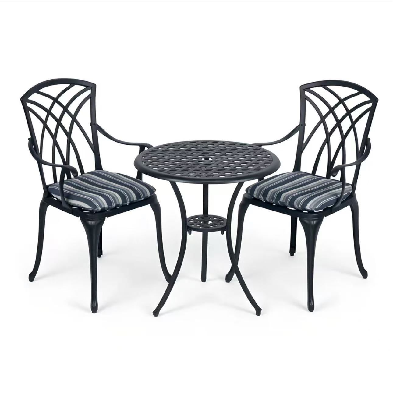 EKTA 3-PIECE OUTDOOR BISTRO SET FOR PATIO, MULTIPLE COLORS ZB
