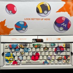 Higround Pokeball Sticker Keyboard