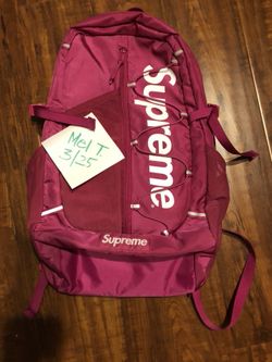 Supreme SS17 Backpack Magenta