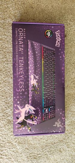 Pokemon × Razer Ornata V3 Tenkeyless Espeon and Umbreon