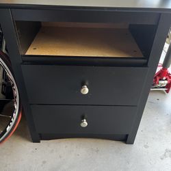 All Black Nightstand 