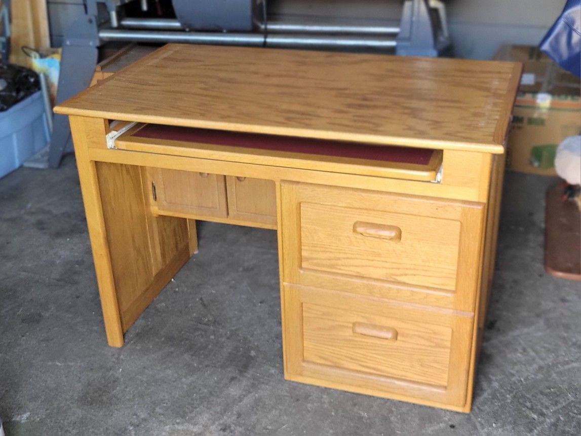 Solid Oak Desk