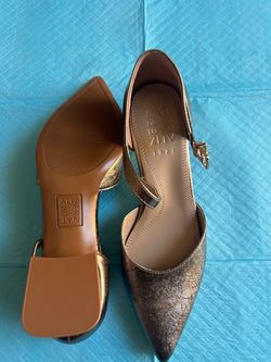 Naturalizer Bronze Metallic Pointed-Toe Heels