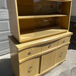 Vintage MCM China Hutch/Cabinet