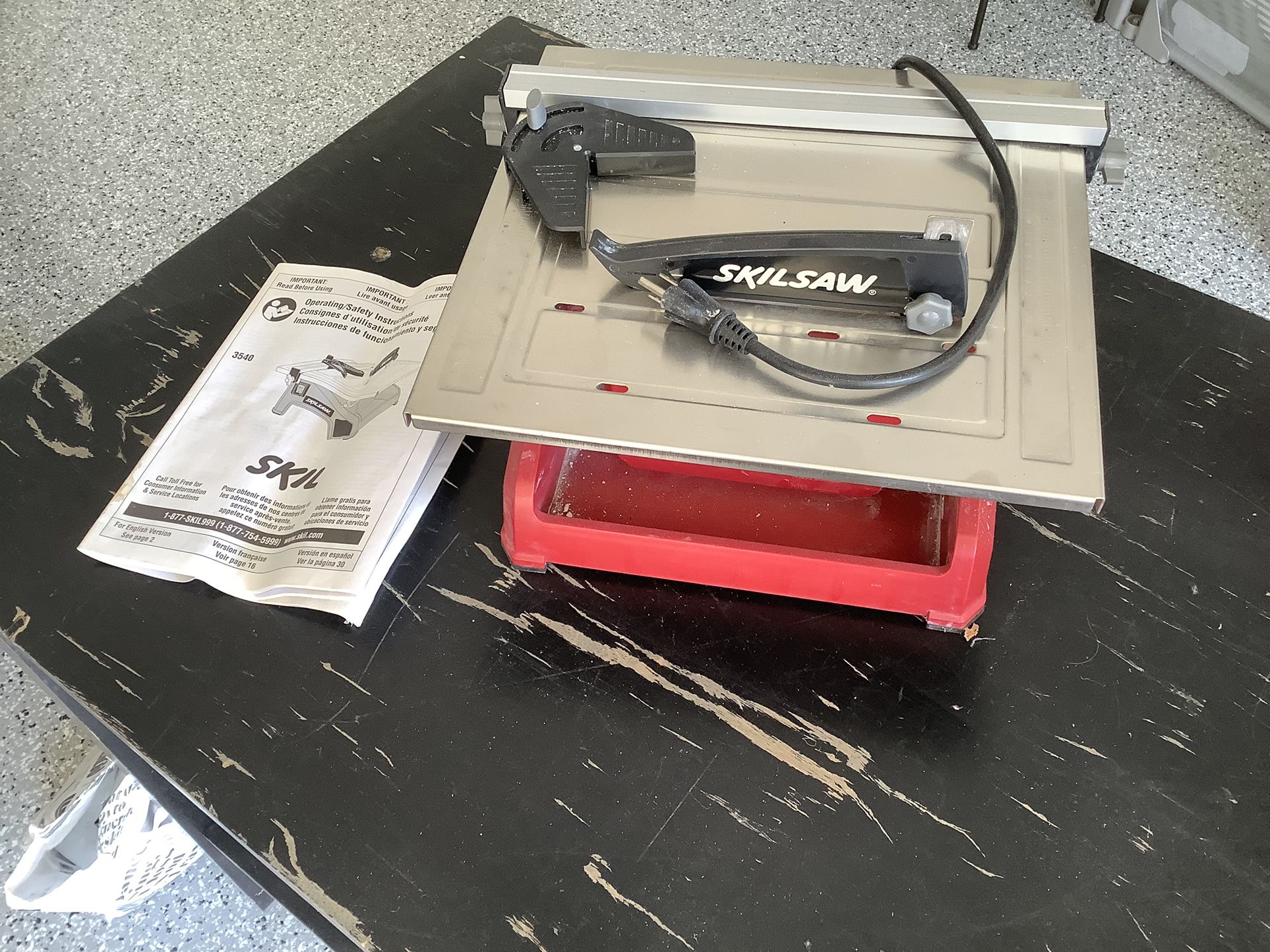 Skilsaw 3540 4.2 amp 7 Inch Wet Tile Saw