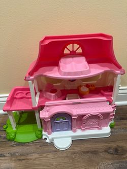 Fisher-Price little people happy sounds pink house