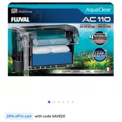 110 Fluval Filter