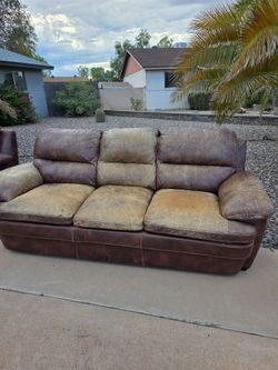 FREE:  2 Heavy duty used couches