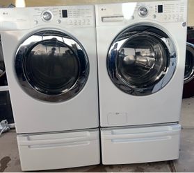 Washer and gas dryer