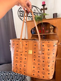 Large MCM Tote Bag