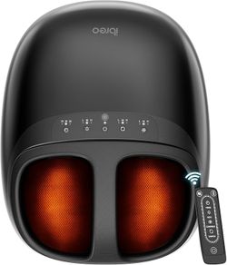 New in box ibreo Shiatsu Foot Massager with Heat, Deep Kneading Therapy, Air Compression, for Feet Neuropathy, Plantar Fasciitis, Pain Relief, with Au