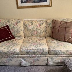 Floral Couch 