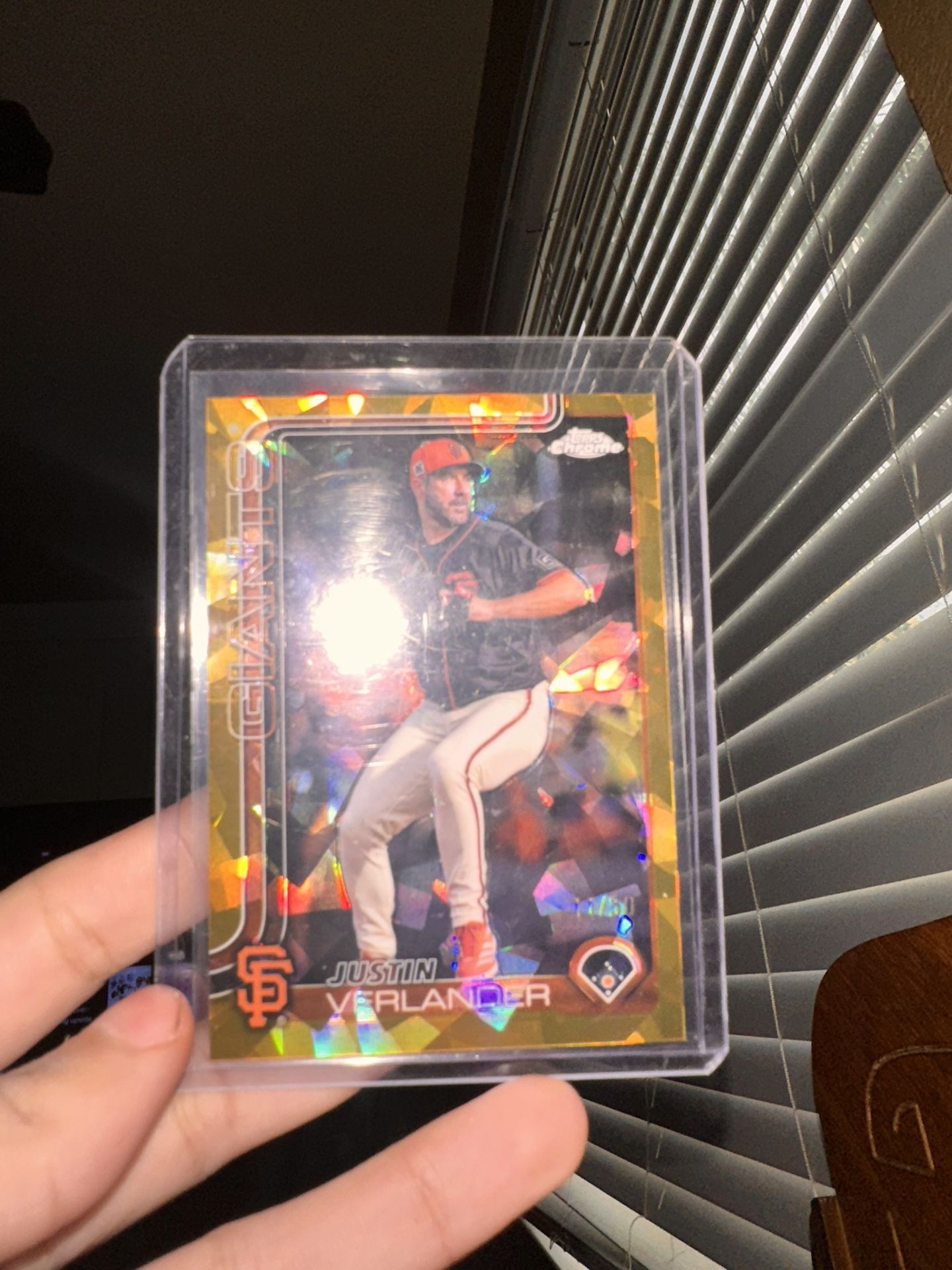 justin verlander topps card 2025