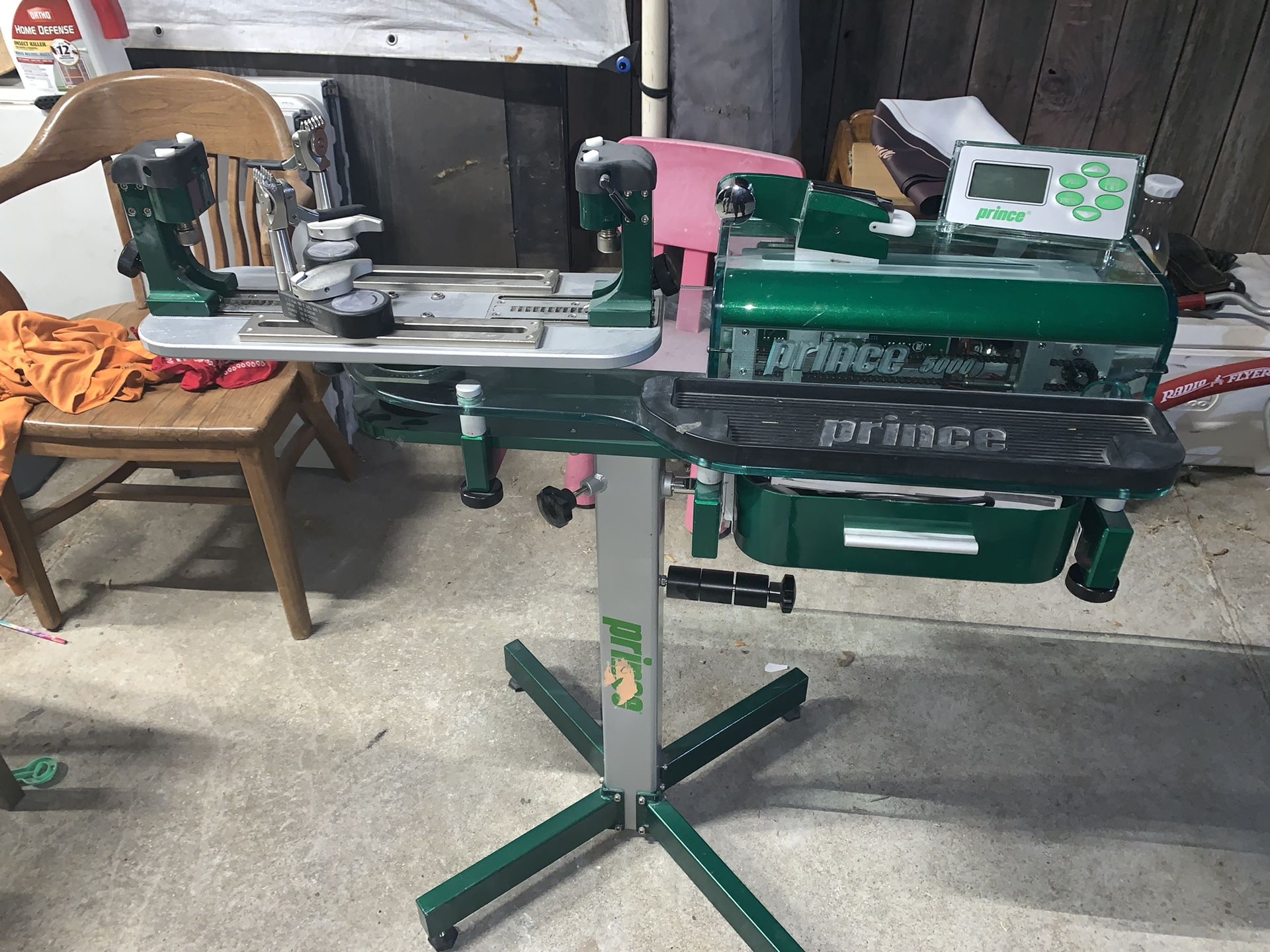 prince 5000 stringing machine