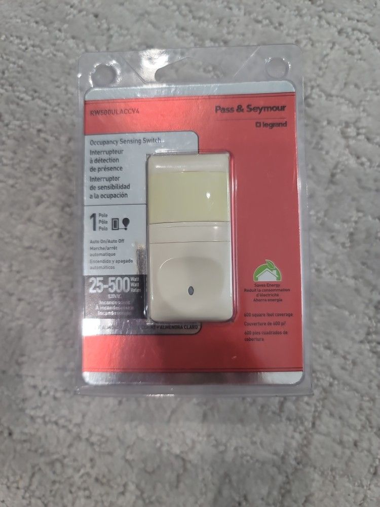 Occupancy Sensing Switch New In Box