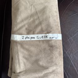 BROWN MICRO SUEDE FABRIC 