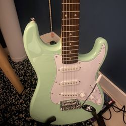 Squire Stratocaster And Stand